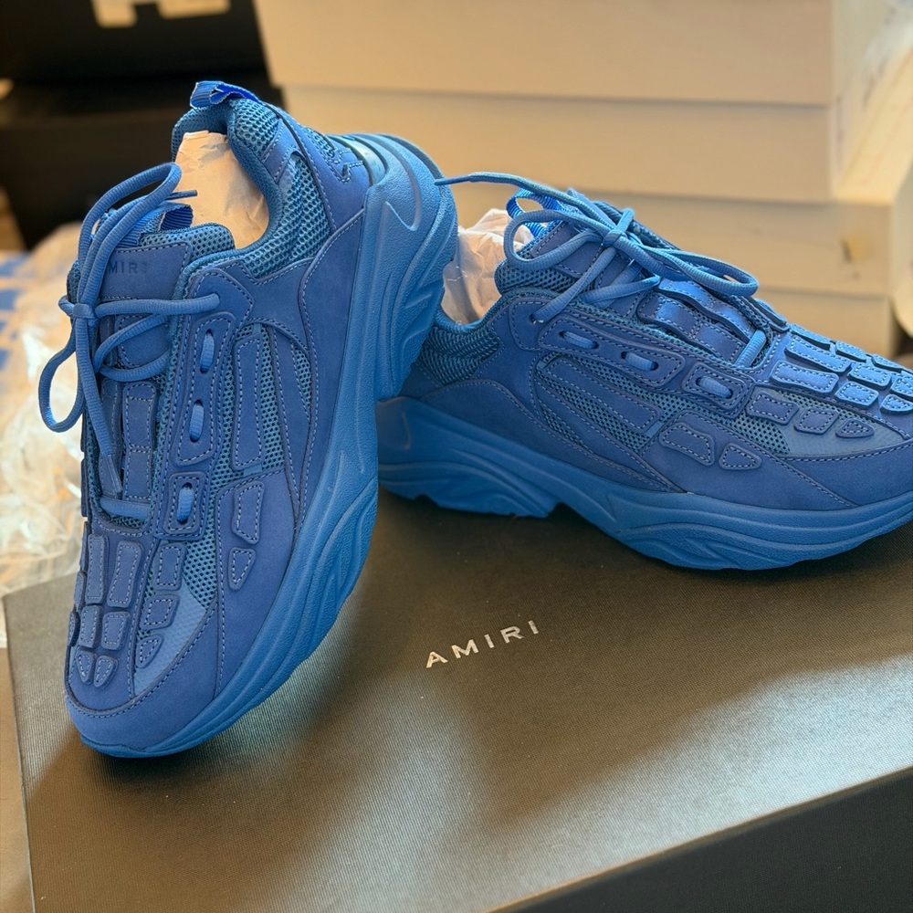 AMIRI Royal blue BRAND NEW!! Bone Runner sneaker - Picture 8 of 13